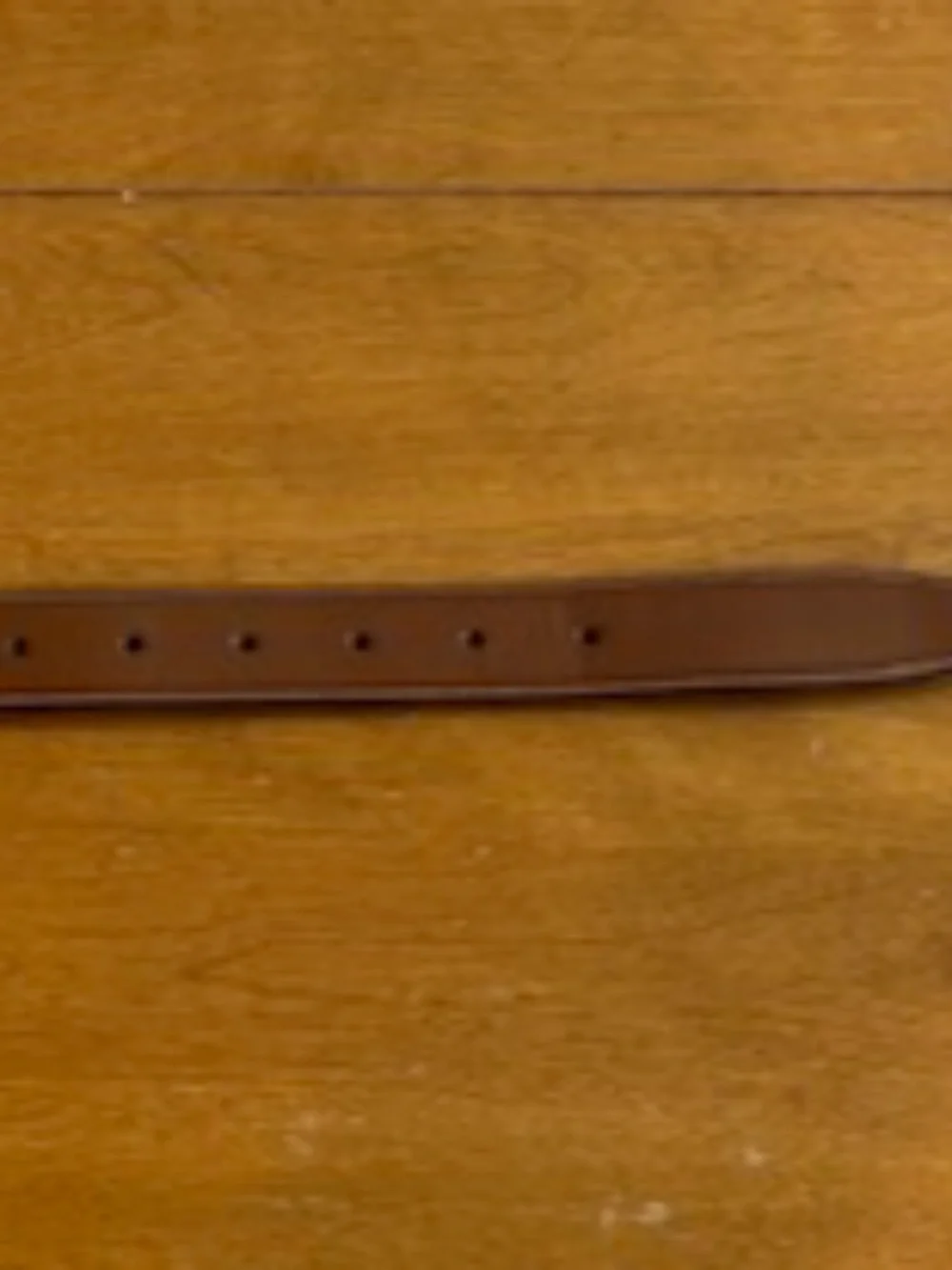 Boys Brown Leather Belt w/ Silver Buckle Fit Waist 22